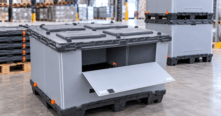 ZAMKO uit Beuningen maakt logistiek slimmer met inklapbare palletboxen