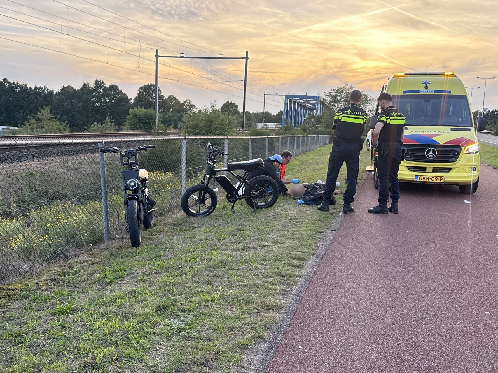 Fatbiker naar ziekenhuis na eenzijdig ongeval in Nijmegen