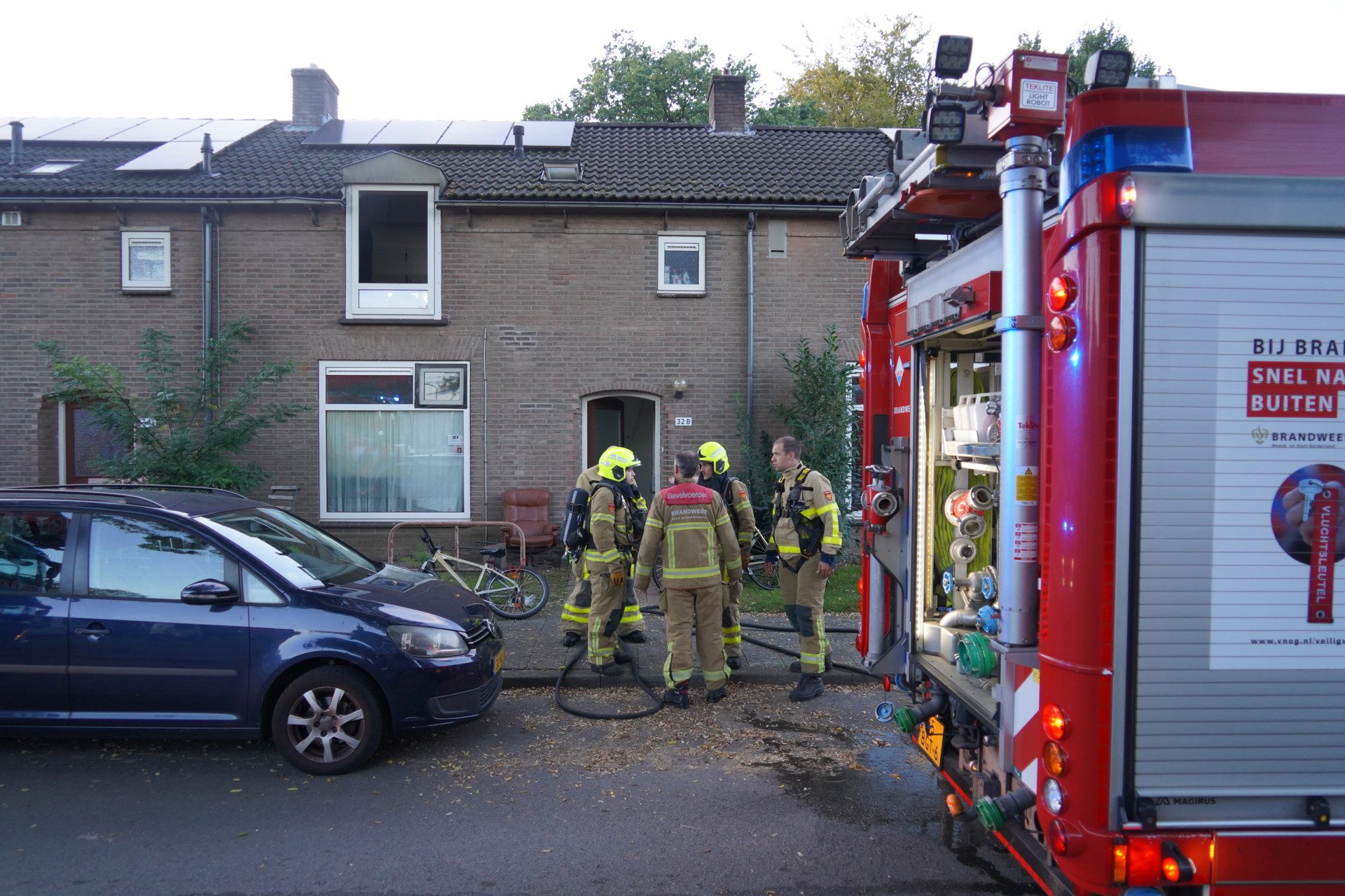 Bewoner ademt rook in door pannetje op het vuur in Apeldoorn