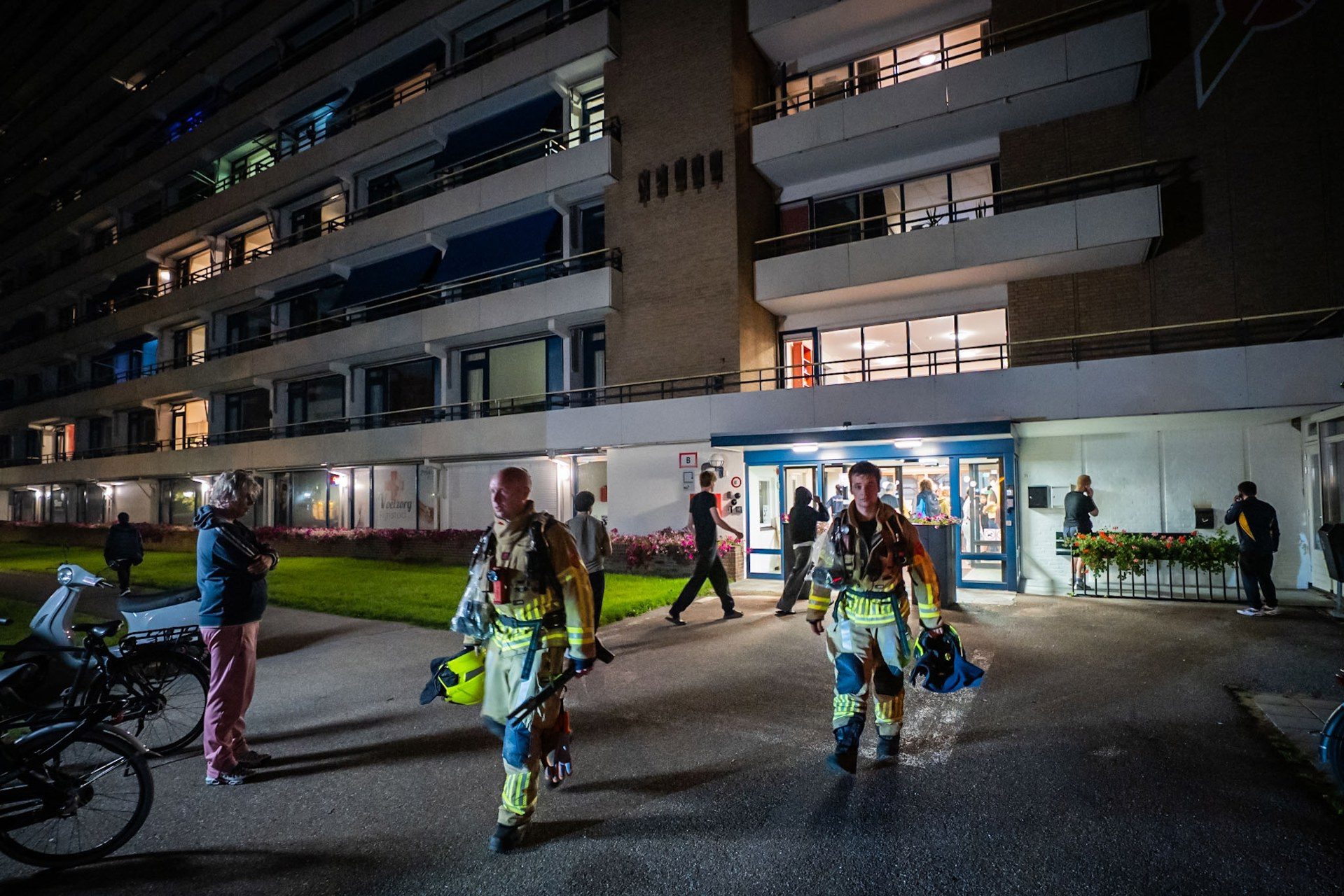 Flat deels ontruimd na brandmelding