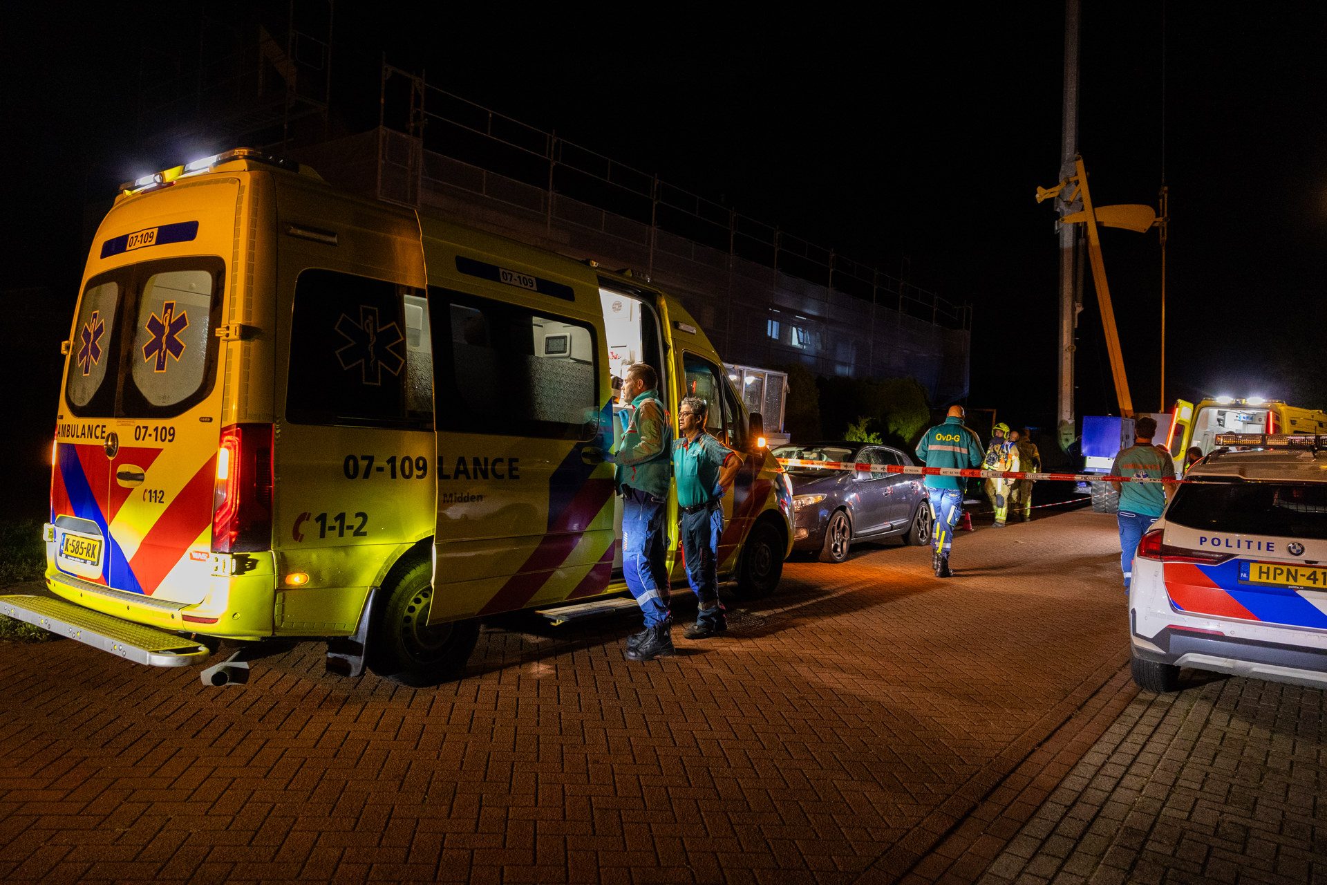 Zes personen naar ziekenhuis na melding koolmonoxidevergiftiging