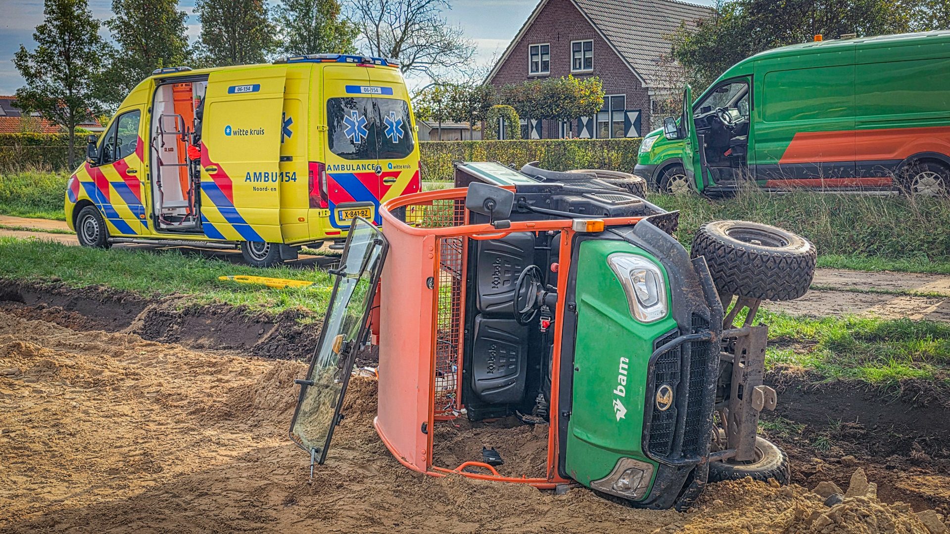 BAM-medewerker gewond bij ongeval met terreinvoertuig